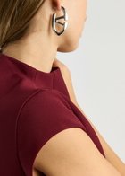 Valentino The Bold Edition Vlogo Drop Earrings - Silver - One Size