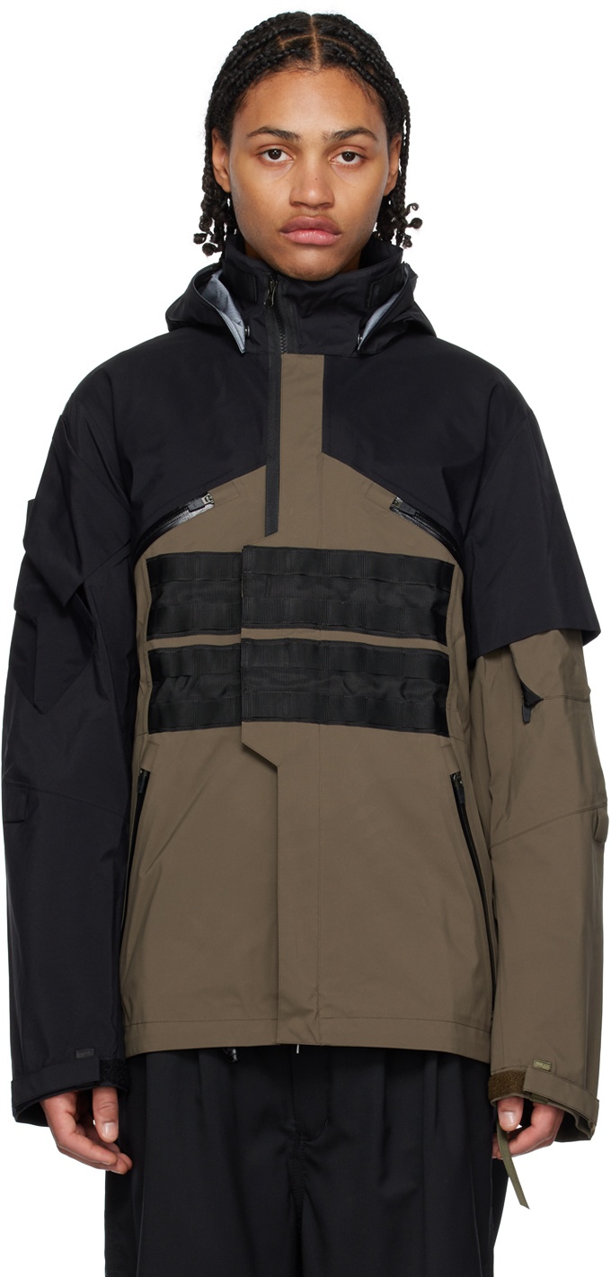 Photo: ACRONYM® Khaki & Black J1WTS-GT Jacket