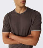 Fedeli Knitted linen and cotton sweater