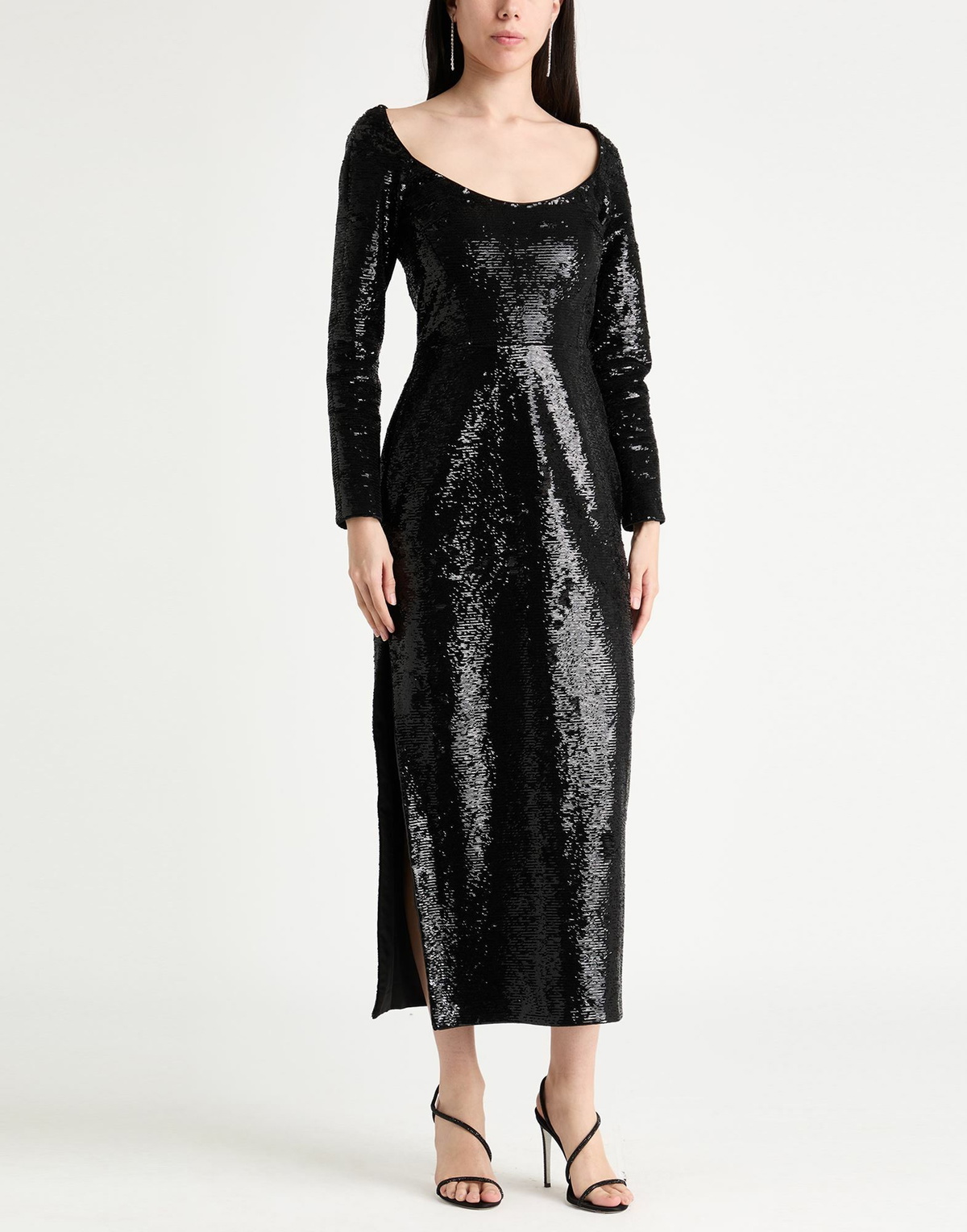 Rasario Womens Maxi dress in Black