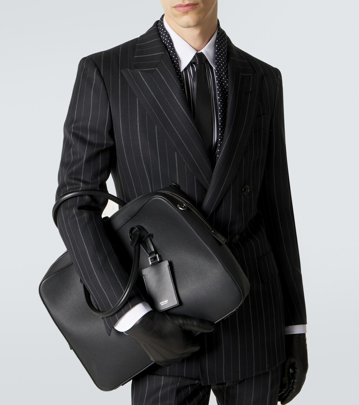 Tom Ford Elliot leather briefcase