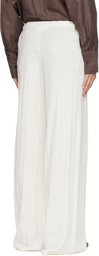 LISA YANG Off-White Shannen Trousers
