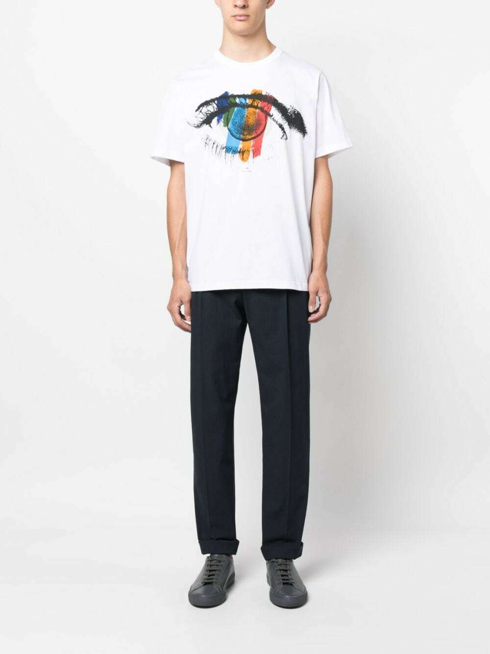 PS PAUL SMITH - Eye Cotton T-shirt PS by Paul Smith