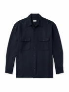 Ghiaia Cashmere - Wool Overshirt - Blue
