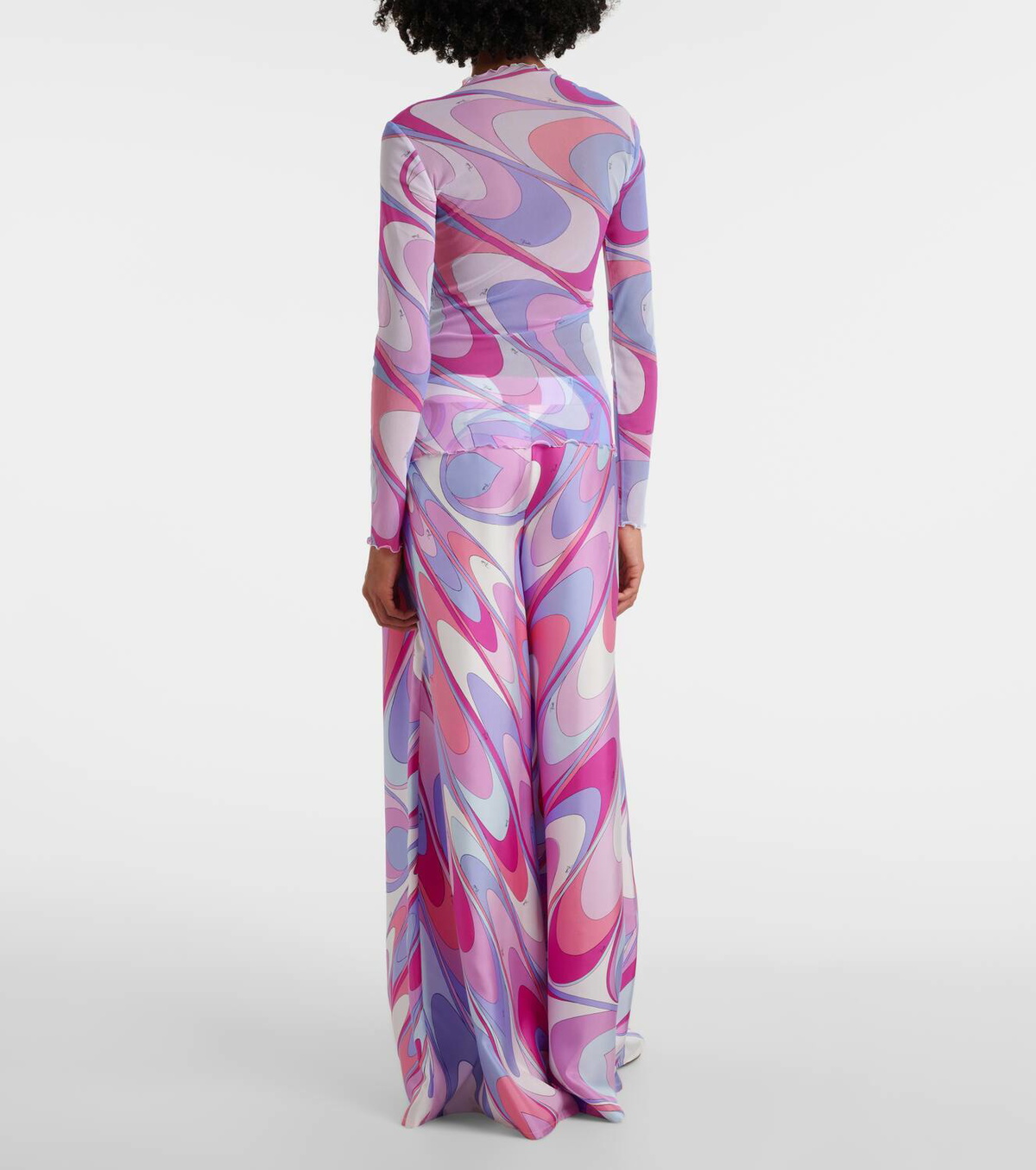 Pucci Iride tulle top