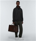 Berluti Embroidered wool-blend trackpants