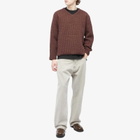 Lady White Co. Men's Quilted V-Neck in Rust
