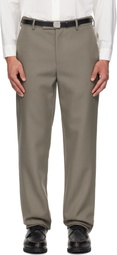 Rier Gray Fitted Trousers