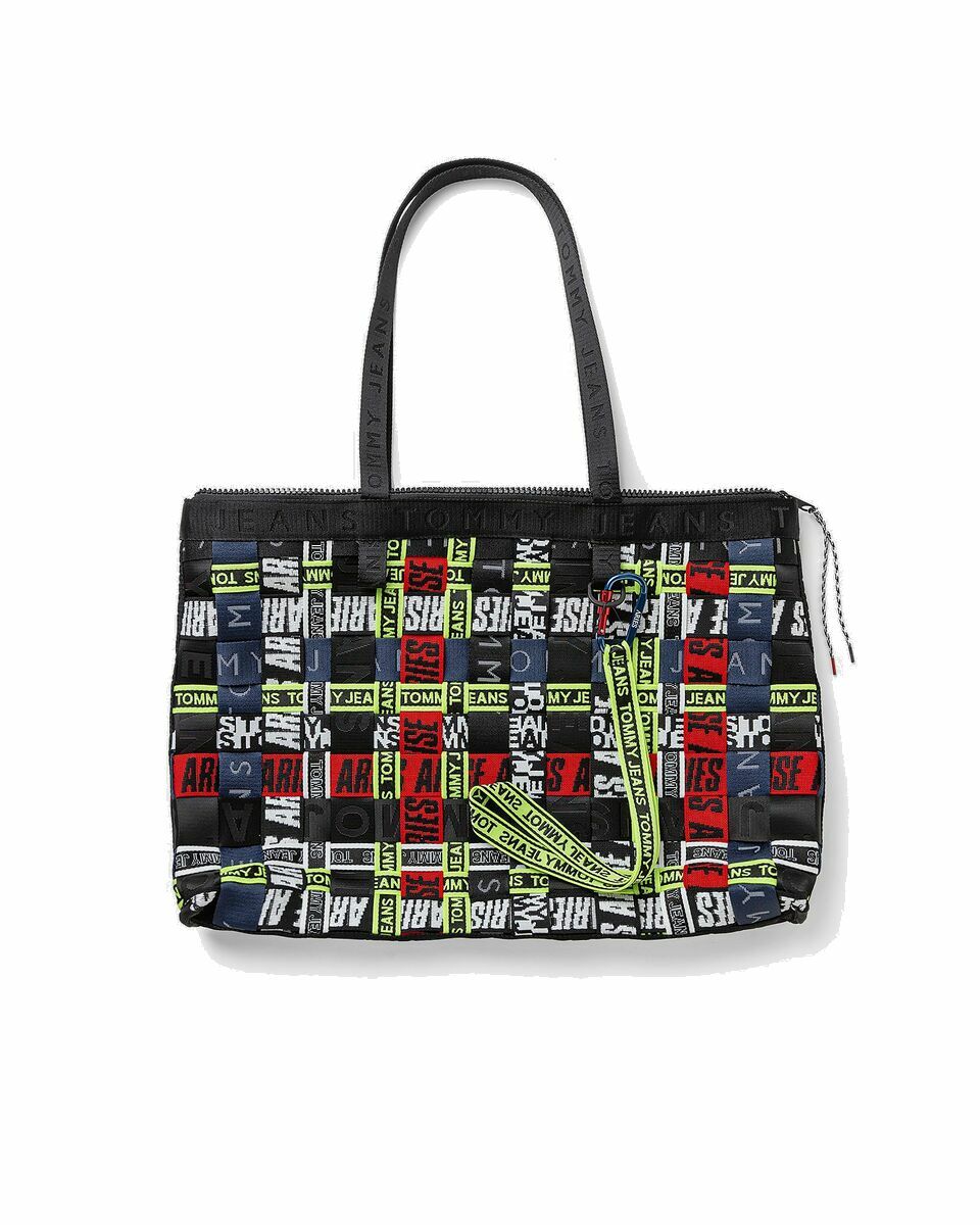 Photo: Tommy Jeans Tommy X Aries Logo Webbing Shopper Multi - Mens - Bags