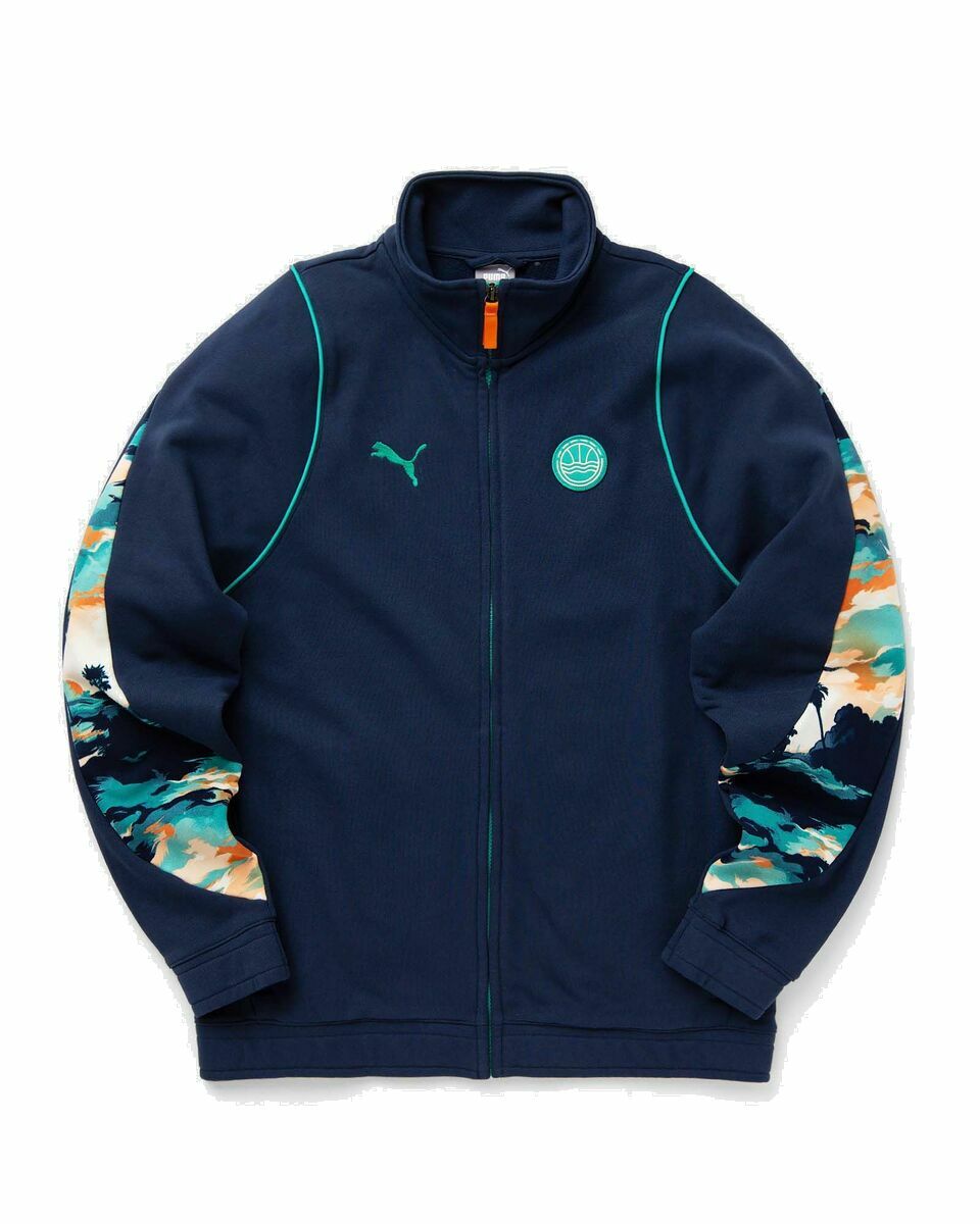 Photo: Puma Veniceball T 73 Jacket Blue - Mens - Track Jackets