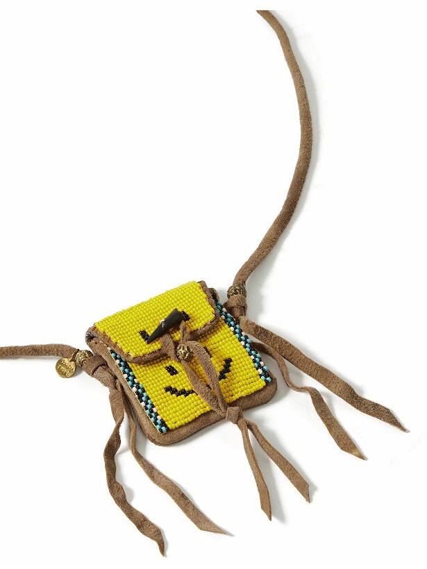 Photo: KAPITAL - Beaded Suede Necklace