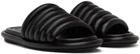 Marsèll Black Spalmata Flat Sandals