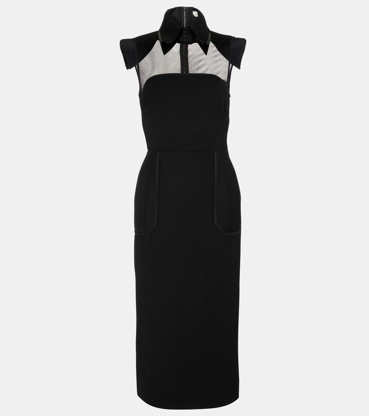 Fendi Wool shirt midi dress