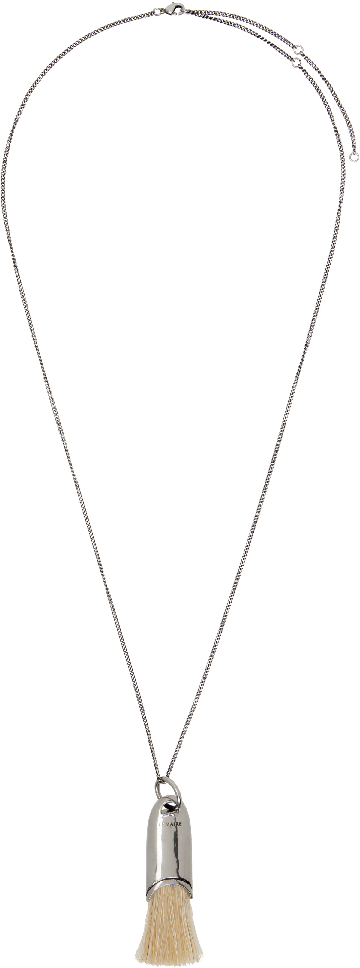LEMAIRE Silver Personal Brush Necklace Lemaire