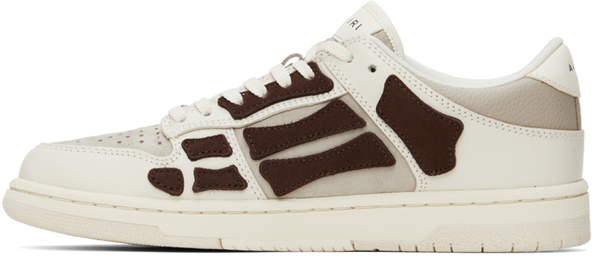スニーカー AMIRI Skel Top Low Sneakers - Amiri - Leather - Beige Skel Top Low Sneakers - Amiri - Leather - Beige