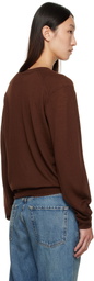 Loulou de Saison Brown Julio Cashmere Sweater