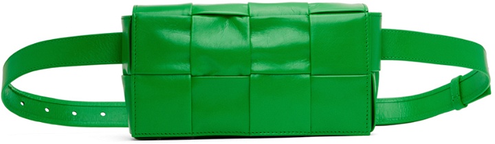 Photo: Bottega Veneta Green Cassette Belt Bag