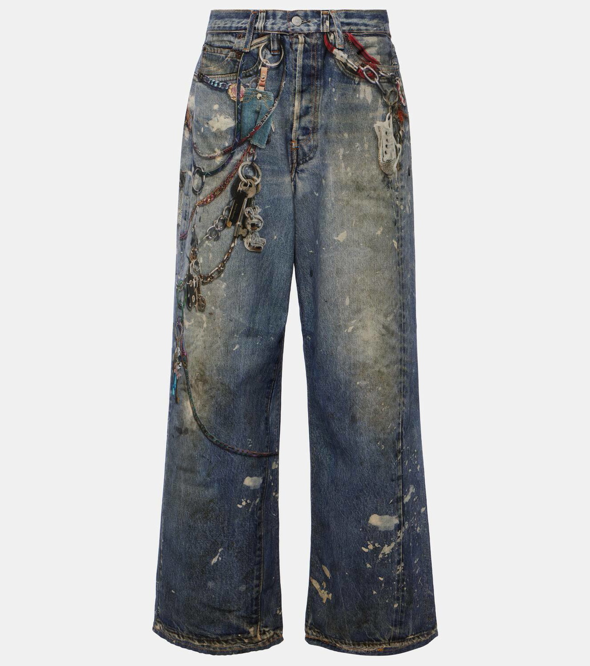 入荷中 l'oeil Trompe 1981 Studios Acne low-rise Acne jeans wide-leg パンツ