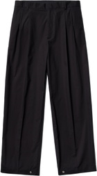 Still Kelly Black Pleated Trousers