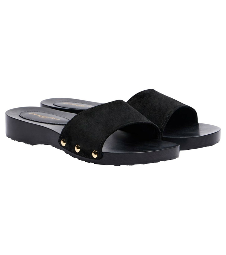 Photo: Gianvito Rossi Riviera suede slides