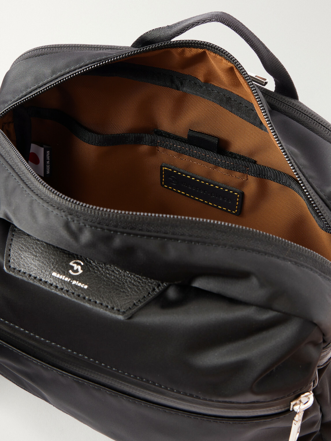 Master-Piece - Proress Leather-Trimmed Twill Messenger Bag
