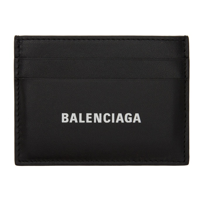 Photo: Balenciaga Black Cash Card Holder
