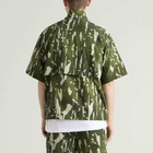 Malbon Men's Pine Inkwash Windshirt in Olive Inkwash