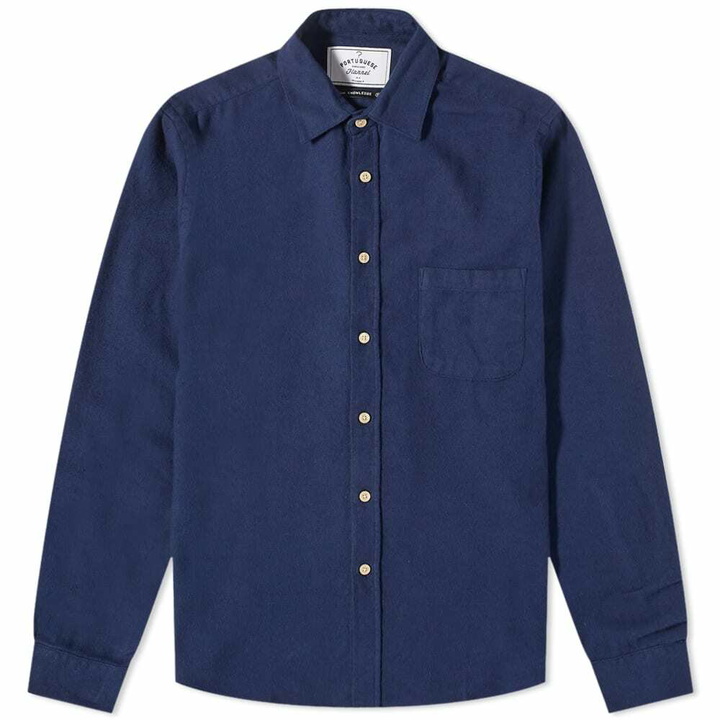 Photo: Portuguese Flannel Men's Teca Shirt in Navy