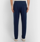 Ermenegildo Zegna - Slim-Fit Tapered Cotton-Blend Jersey Sweatpants - Navy
