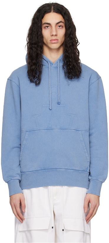 Photo: JW Anderson Blue Embroidered Hoodie