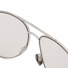Saint Laurent Sunglasses Saint Laurent CLASSIC 11 Sunglasses in Silver/Yellow 