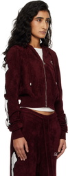 AMIRI Burgundy Bones Track Jacket