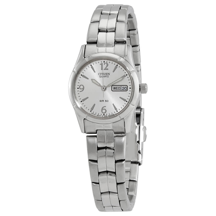 Photo: Citizen Quartz Silver Dial Ladies Watch EQ0540-57A