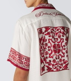 Dolce&Gabbana Majolica silk jacquard shirt