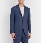 Canali - Kei Slim-Fit Unstructured Linen and Wool-Blend Suit Jacket - Blue