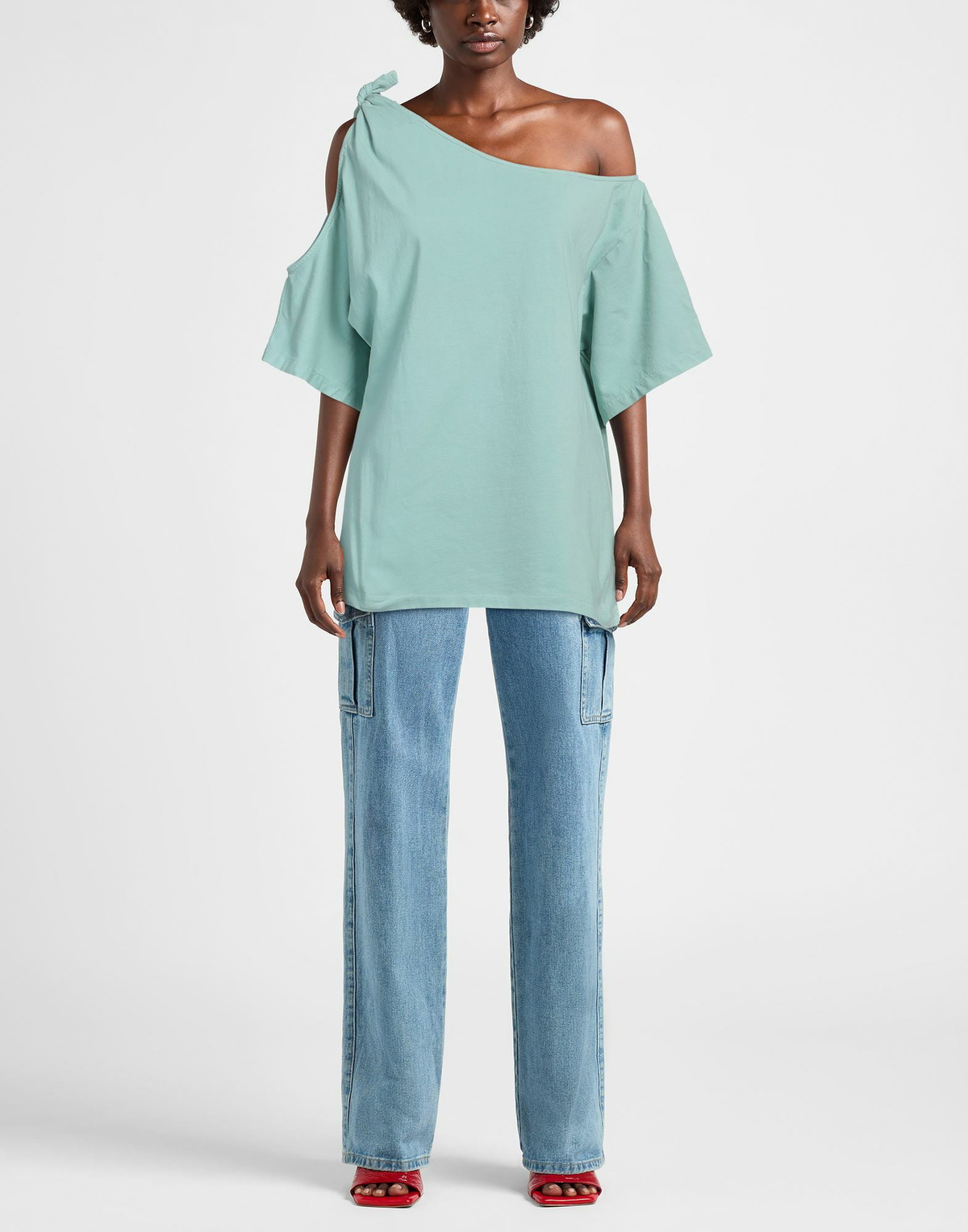 Nude Womens Top in Sage green