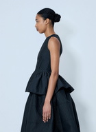 Cecilie Bahnsen CBdaimi Stria Matelassé Peplum Top