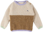Bobo Choses Baby Beige Color Block Sweater