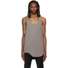 Rick Owens Gray Tower Pony Tank Top
