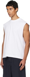 Alexander Wang White Muscle Tank Top