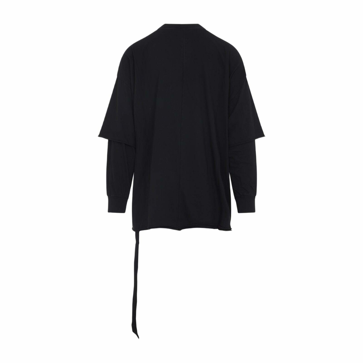 Rick Owens DRKSHDW Black Cropped Tecsweat Sweatshirt Rick
