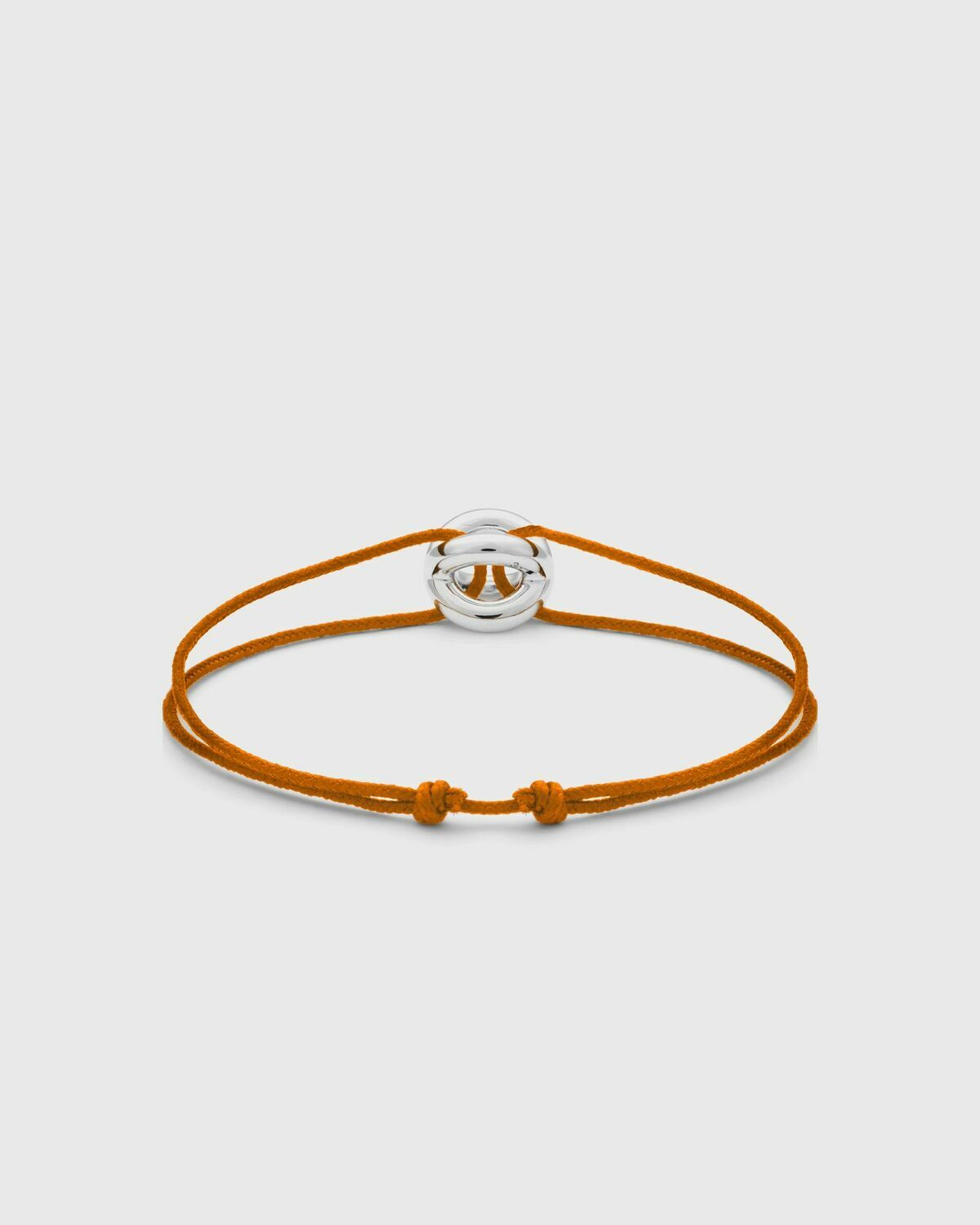 Le gramme Bracelet Cordon Entrelacs 3g orange Mens Jewellery
