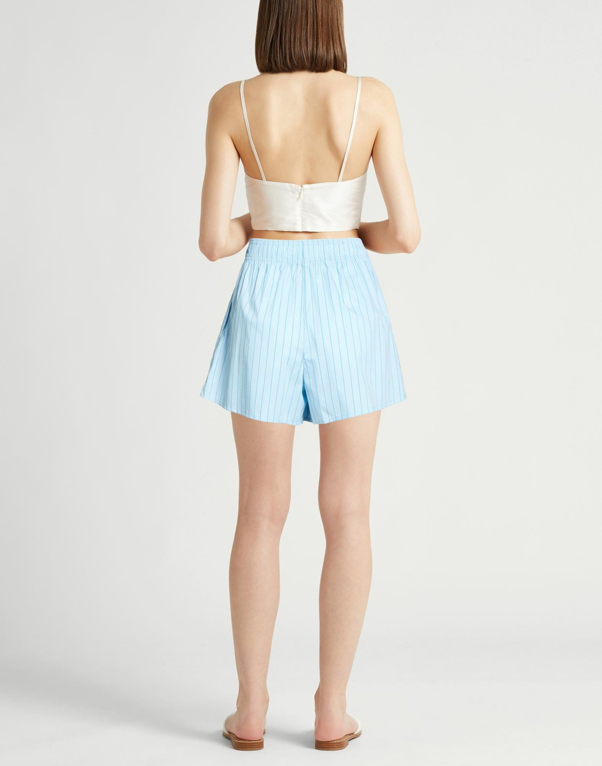 Roberto Collina Womens Shorts & Bermuda Shorts Sky in Blue
