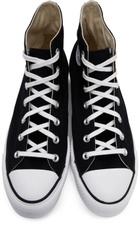 Converse Black & White Chuck Taylor All Star Platform Hi Sneakers
