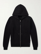 TOM FORD - Slim-Fit Cotton-Jersey Zip-Up Hoodie - Black