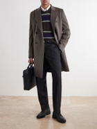 Paul Smith - Double-Breasted Wool and Cashmere-Blend Coat - Gray