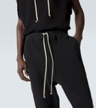 Rick Owens Tecuatl cotton jersey terry sweatpants
