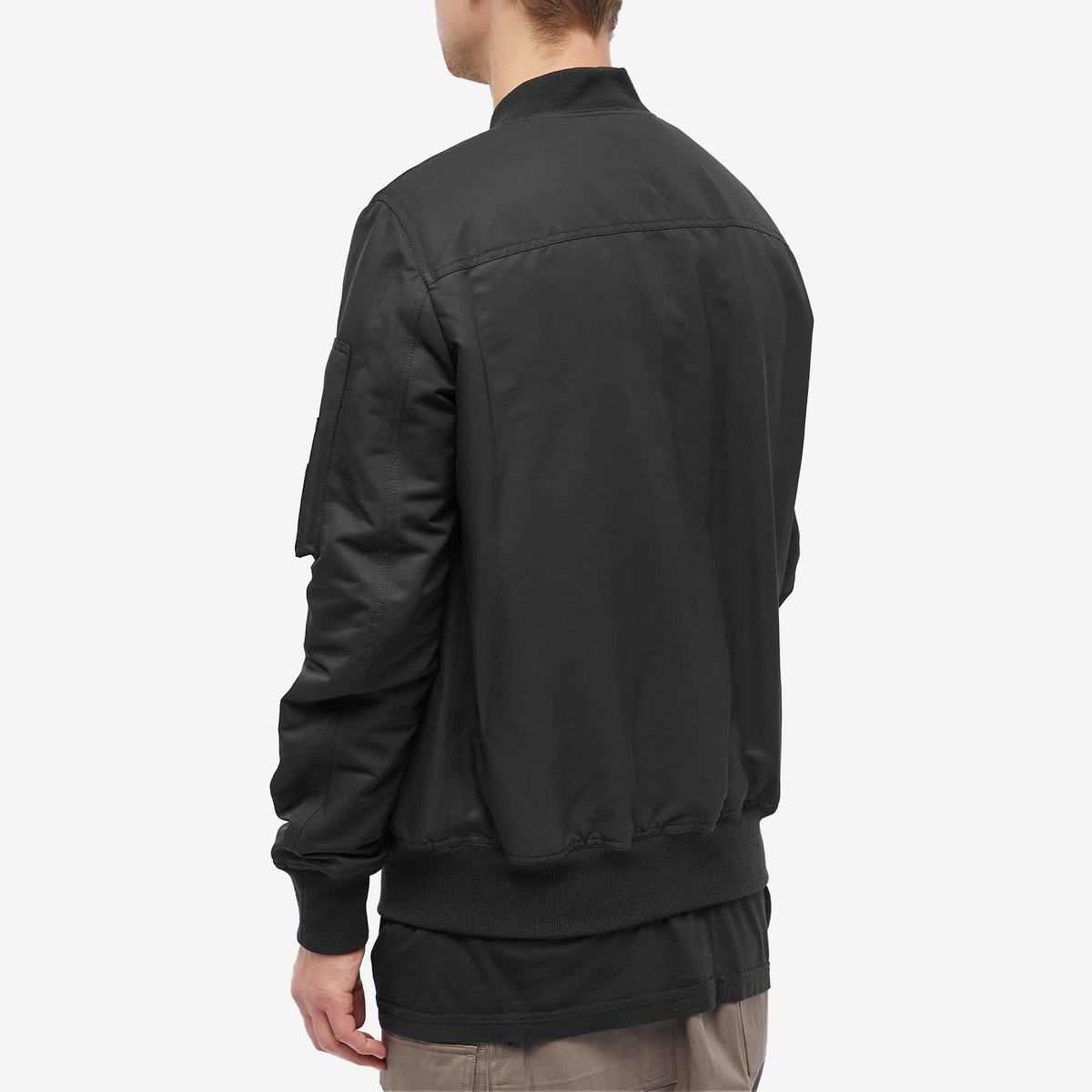 Rick Owens Men's Classic Flight Jacket in Black Rick Owens