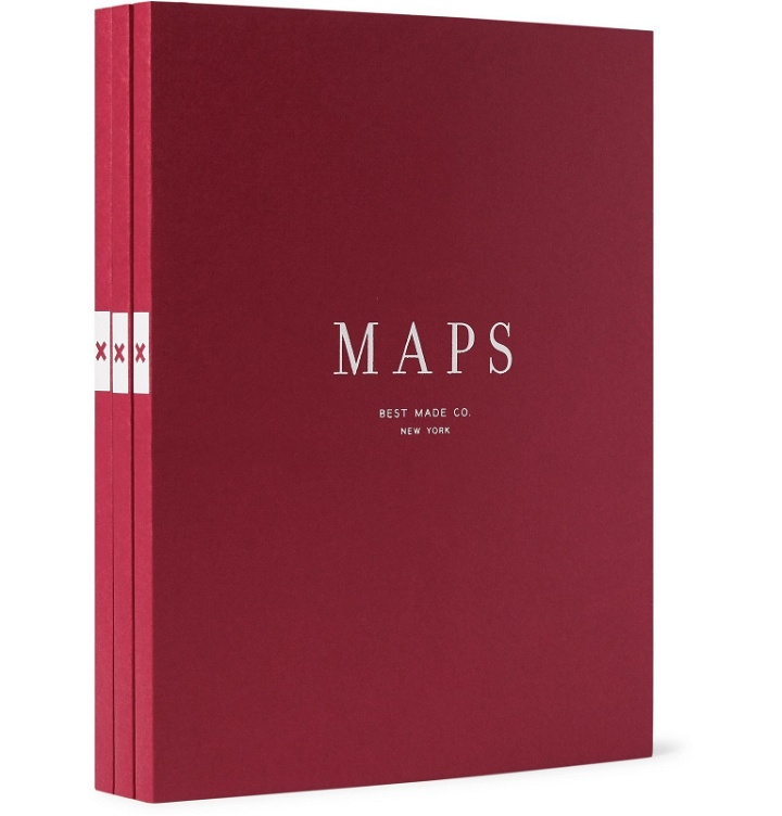 Photo: Best Made Company - The Map Notebooks Set - Red