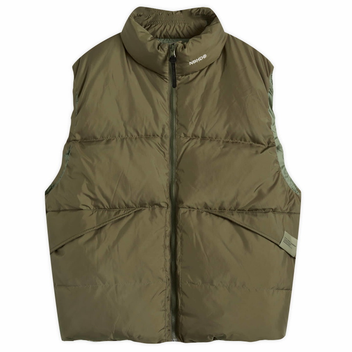 Photo: Neighborhood Men's Classic Down Vest in Olive Drab